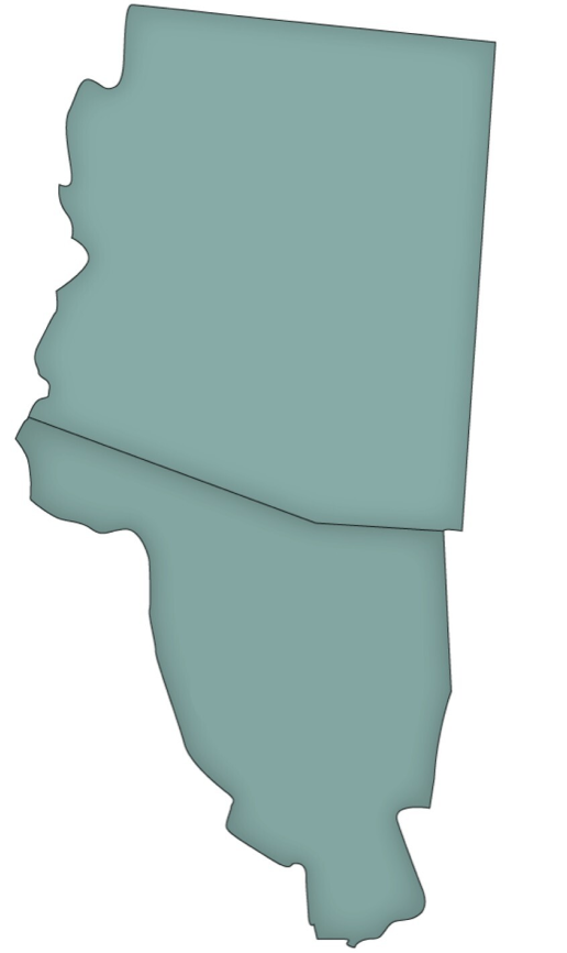 Mapa de la megarregión Arizona–Sonora